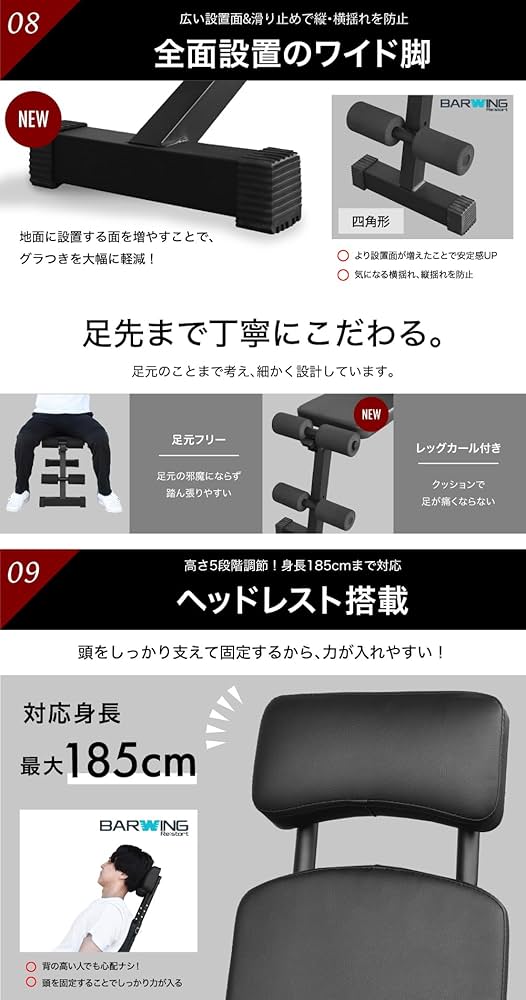 Amazon.co.jp: BARWING(バーウィング) 3WAY インクラインベンチ